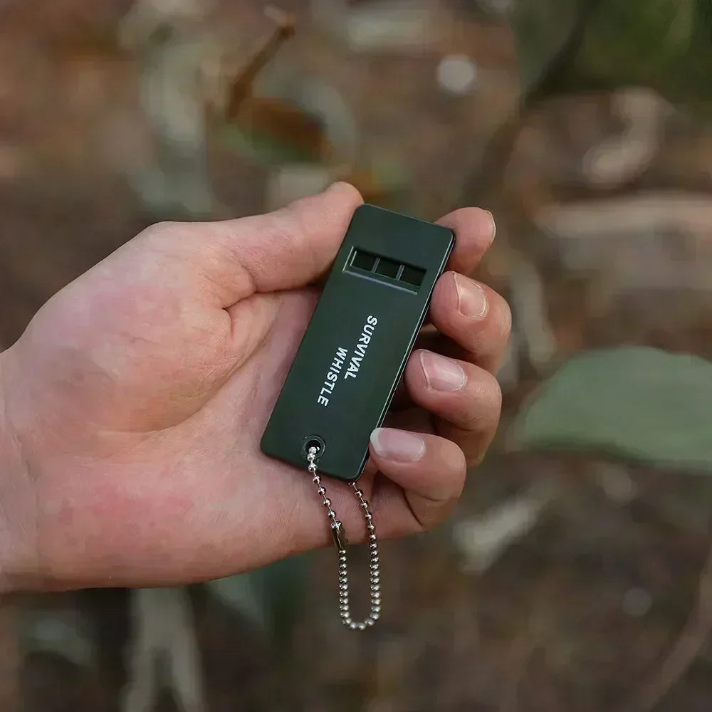 Portable High Decibel Survival Whistle for Camping and Emergency Use