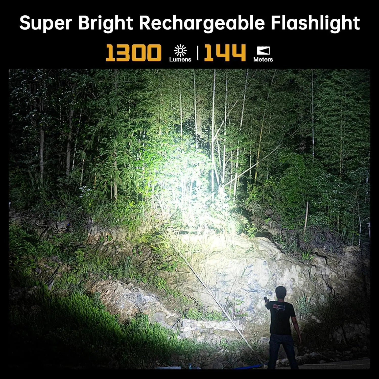 WURKKOS FC11C 1200 Lumen Nichia 519A USB-C EDC Hiking Flashlight