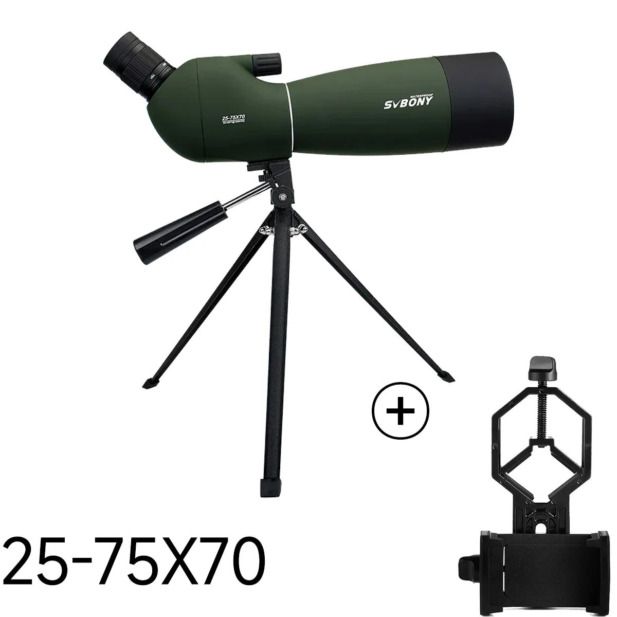 SVBONY SV28 Spotting Scope – Waterproof Zoom Scope for Birdwatching & Target Shooting