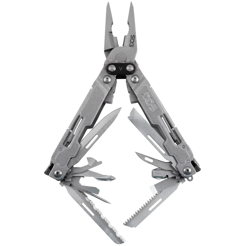 SOG PowerAccess Deluxe 21-in-1 Multi-Tool – Military-Grade Folding Pliers for Survival & Camping