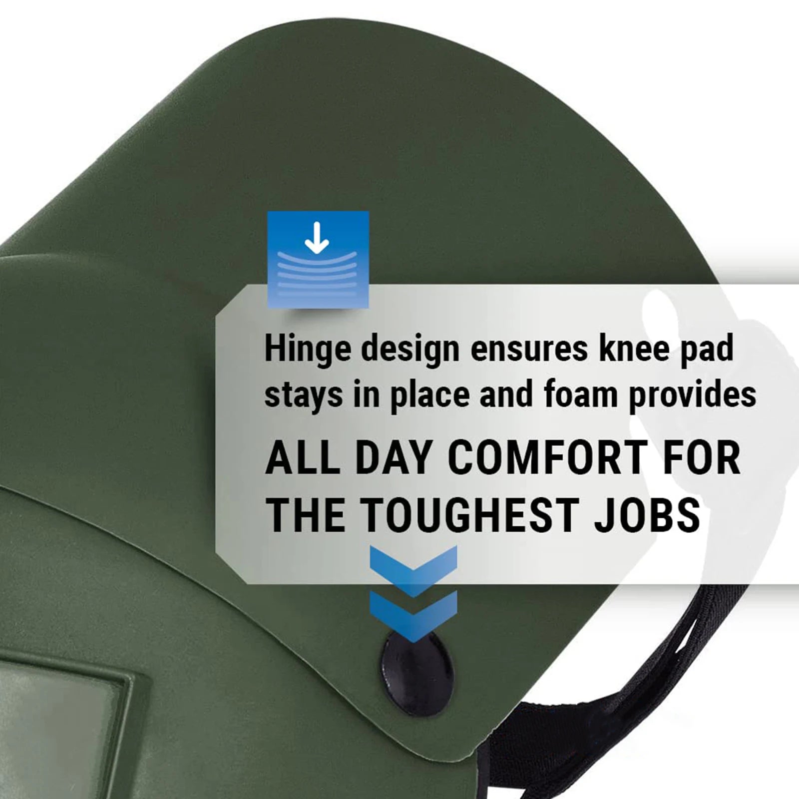 Heavy-Duty Tactical Knee Pads – Thick Foam Protective Gear for Outdoor and Professional Use