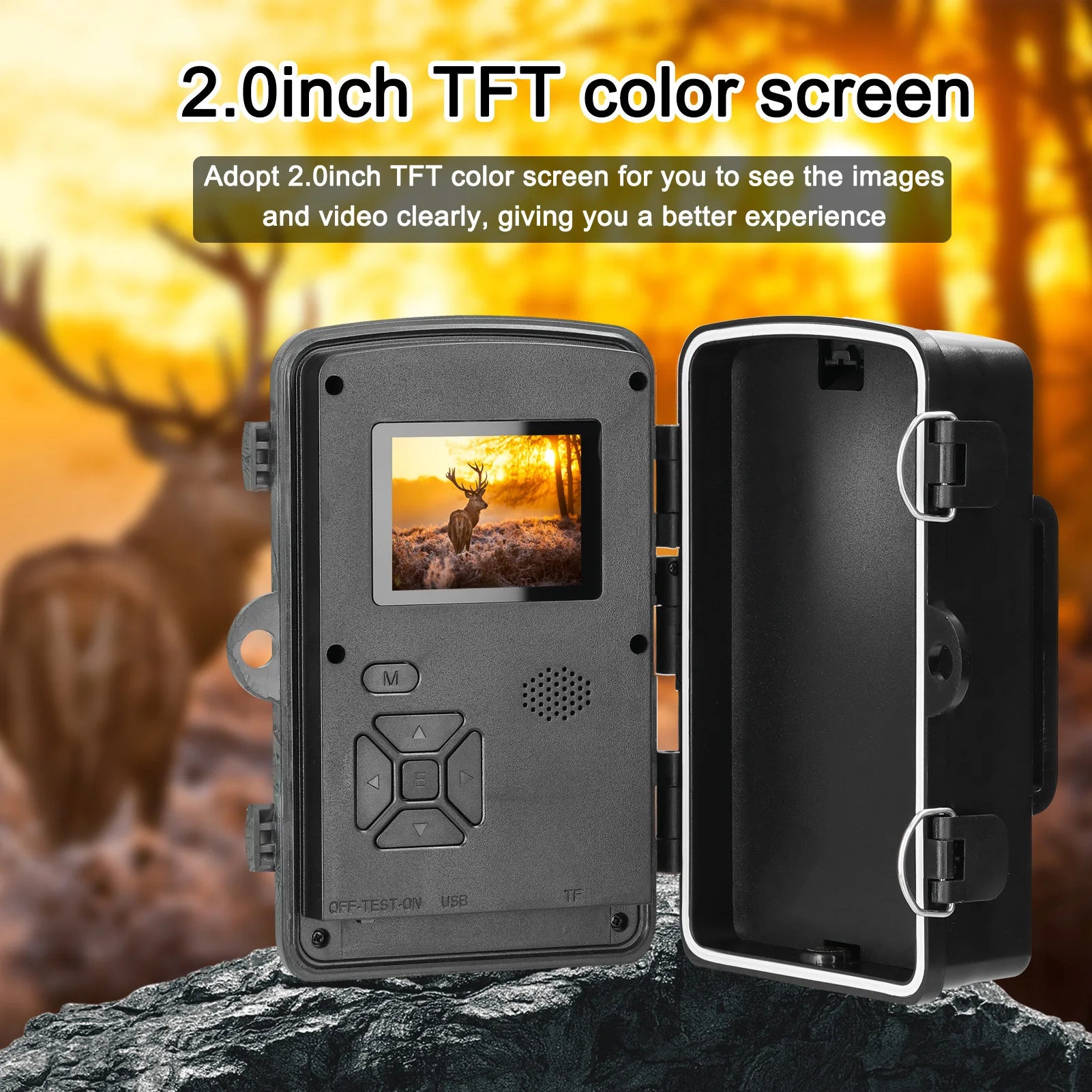 XIYEAR H9 16MP 1080P Trail Camera with Night Vision and Motion Detection