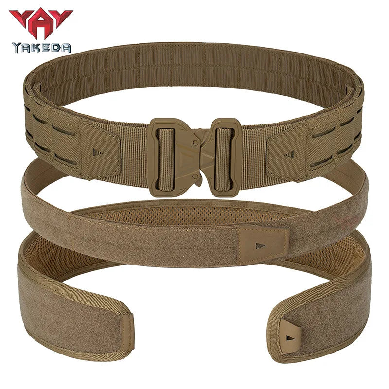 YAKEDA Battle Molle Riggers Belt 3-in-1 Heavy Duty Tactical System