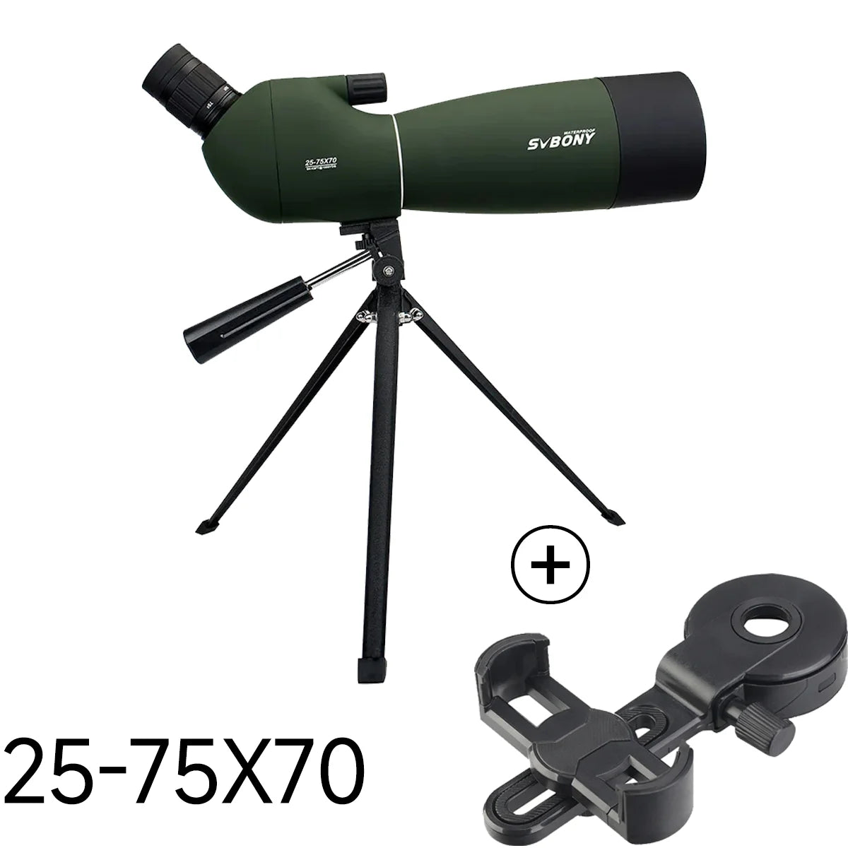SVBONY SV28 Spotting Scope – Waterproof Zoom Scope for Birdwatching & Target Shooting