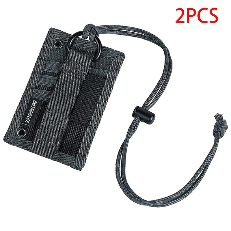ONETIGRIS Outdoor ID Holder & Patch Display Organiser - Multi-Function MOLLE Pouch