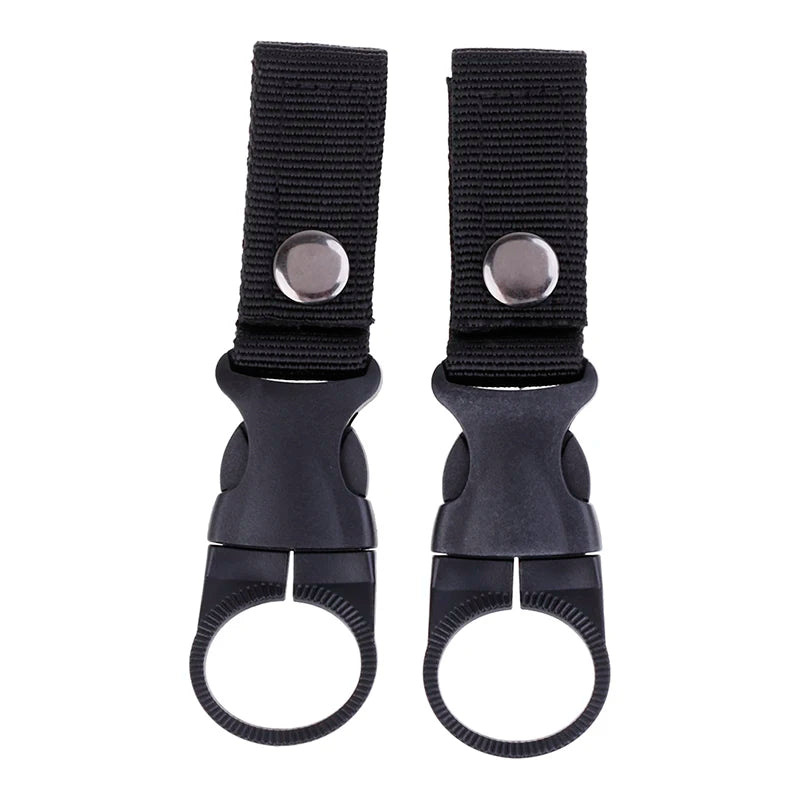2pcs Water Bottle Holder Carabiner Clips for Backpack and Belt
