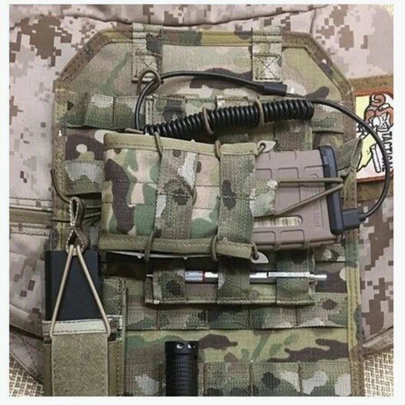 Tactical MOLLE Elastic Strap Retainer for Camping and Outdoor Gear