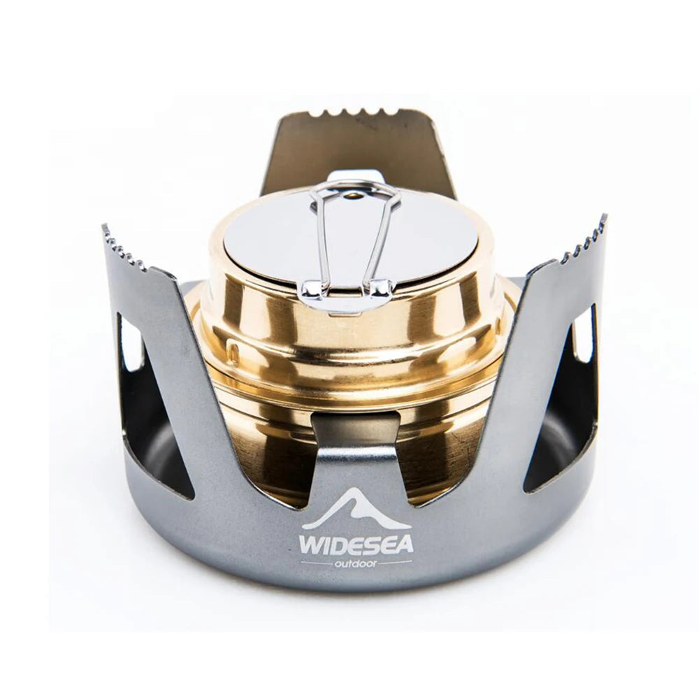 Ultra-Light Portable Alcohol Stove – Mini Folding Camping Spirit Burner, Camping Furnace