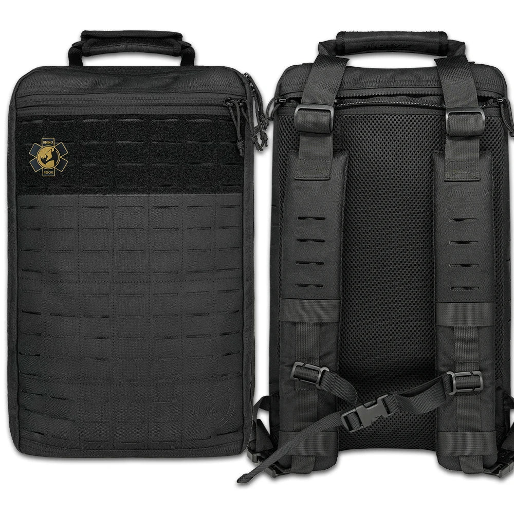 RHINO RESCUE First Aid Survival Kit – IFAK Pouch with 20 EMT Essentials for Outdoor Emergencies