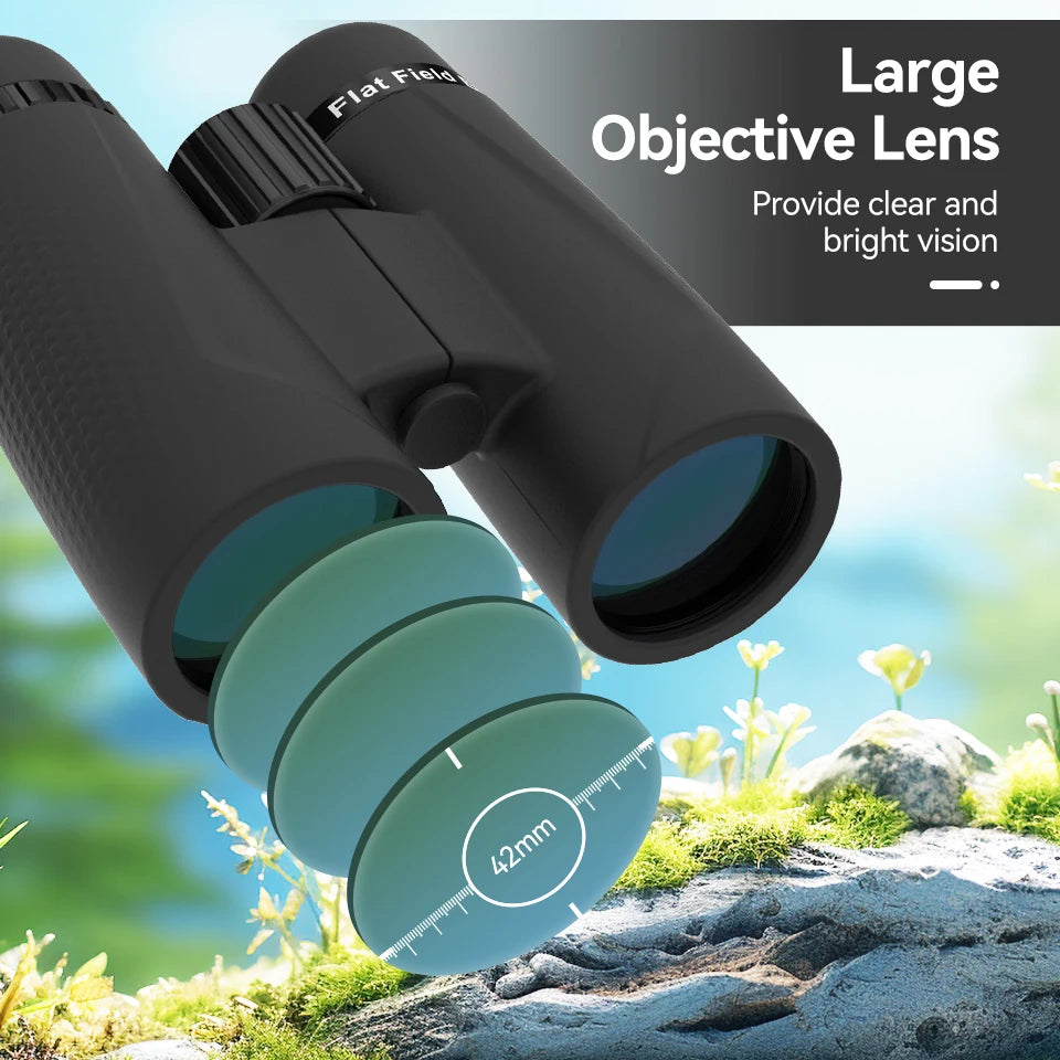 SVBONY SA205 8X42/10X42 ED Binoculars – Waterproof, Flat-Field Optics for Birdwatching & Stargazing