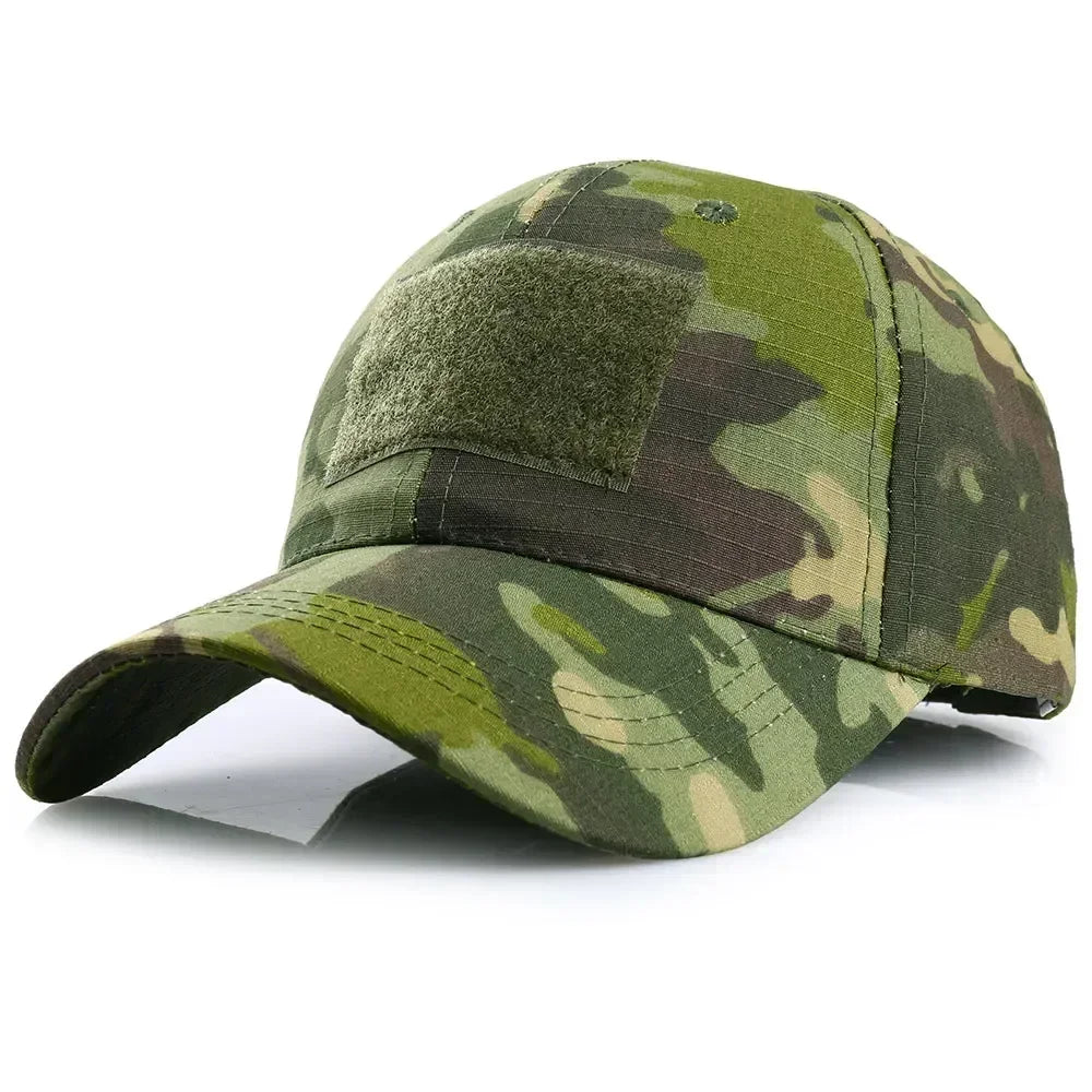 GUMAO Tactical Camouflage Baseball Cap Adjustable Mesh Hat