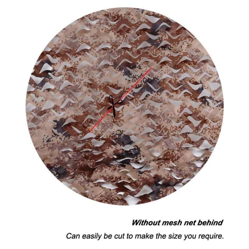 Camouflage Net 150D Oxford Fabric for Hunting, Garden, and Car Awning