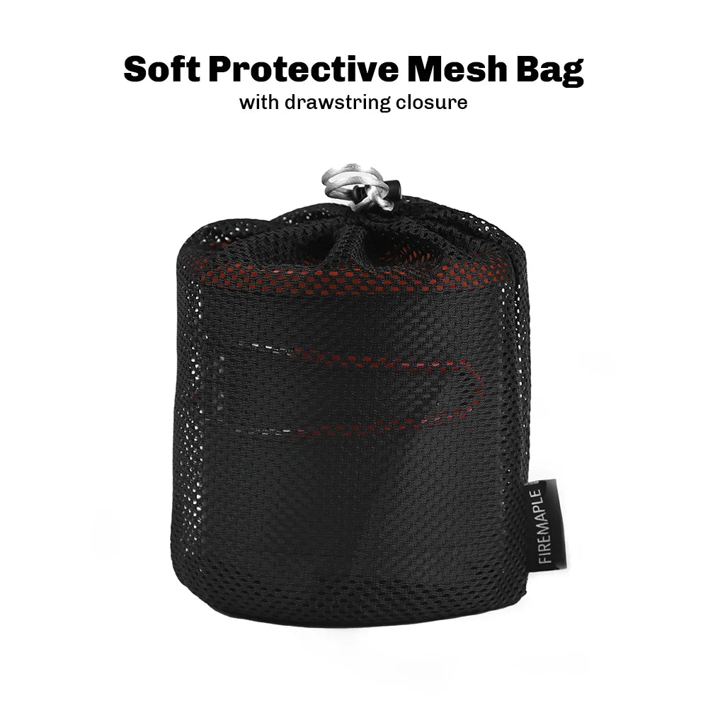 FIRE MAPLE FMC-XK6 Heat Exchanger Pot – Lightweight & Efficient Camping Cookware