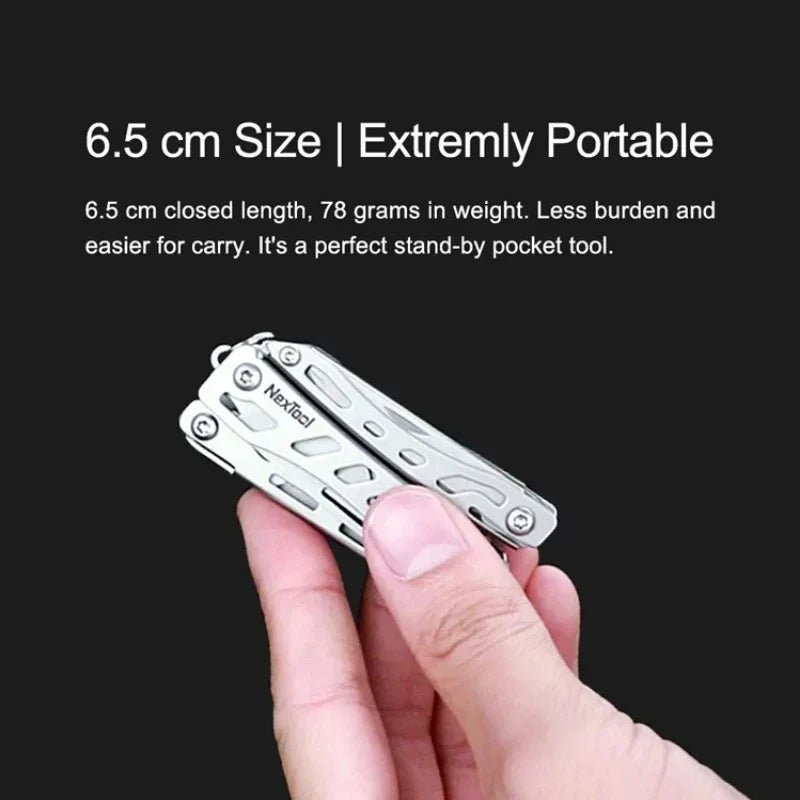 NEXTOOL Mini Flagship 10-in-1 Multitool with Pliers and Screwdriver for EDC