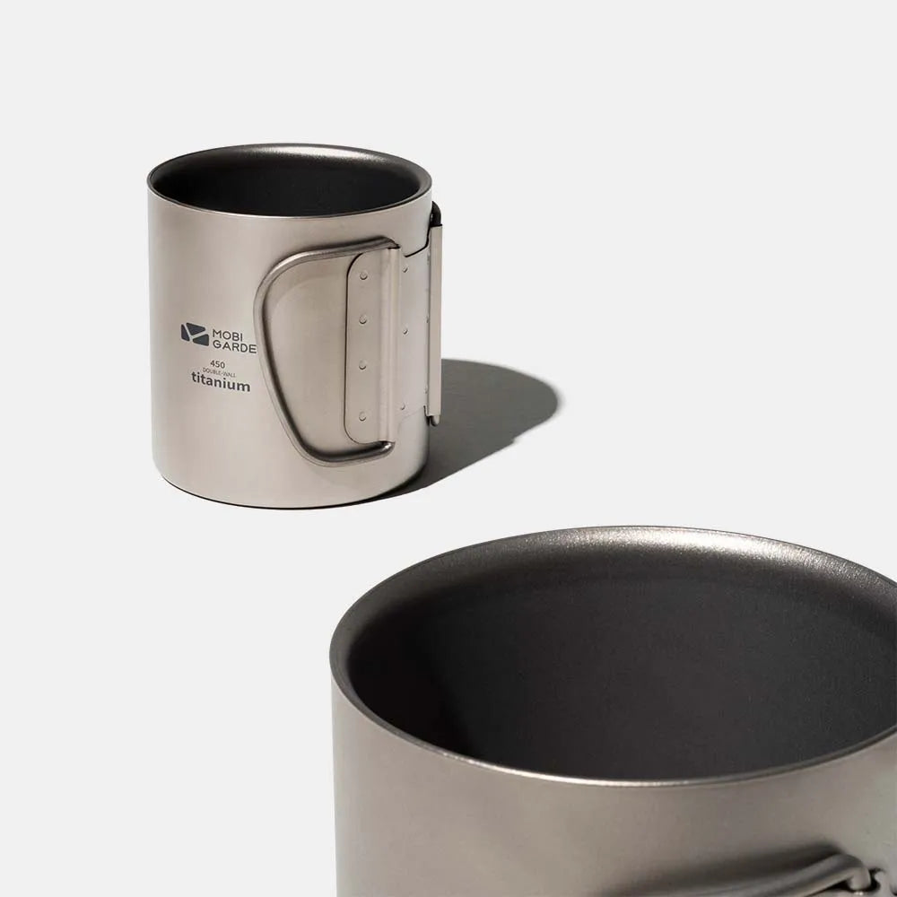 MOBI GARDEN Titanium Camping Cup – Lightweight & Durable for Outdoor Adventures
