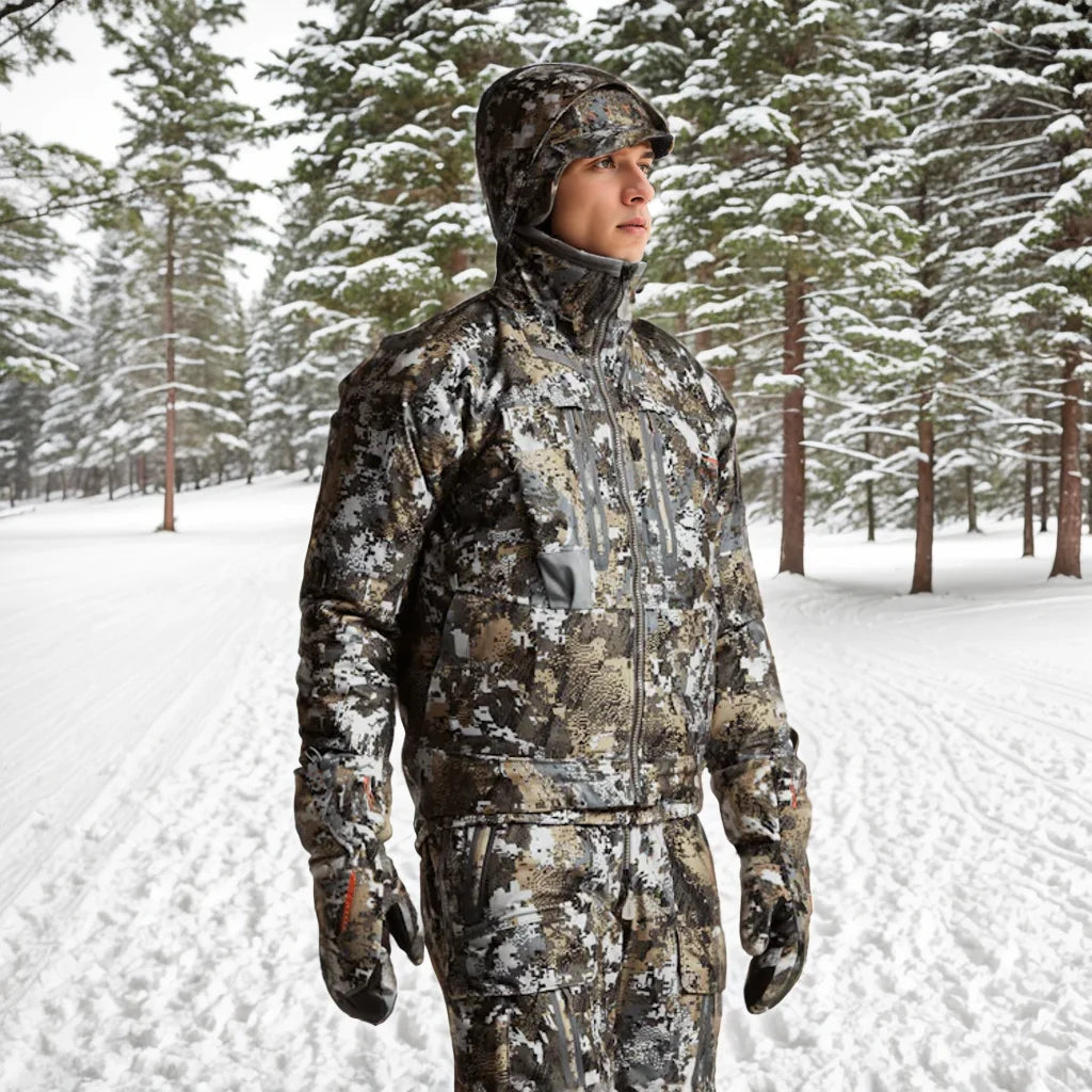 AINFAD Men's Incinerator Aerolite Hunting Jacket - Waterproof Insulated Camouflage Coat for Fishing & Hunting