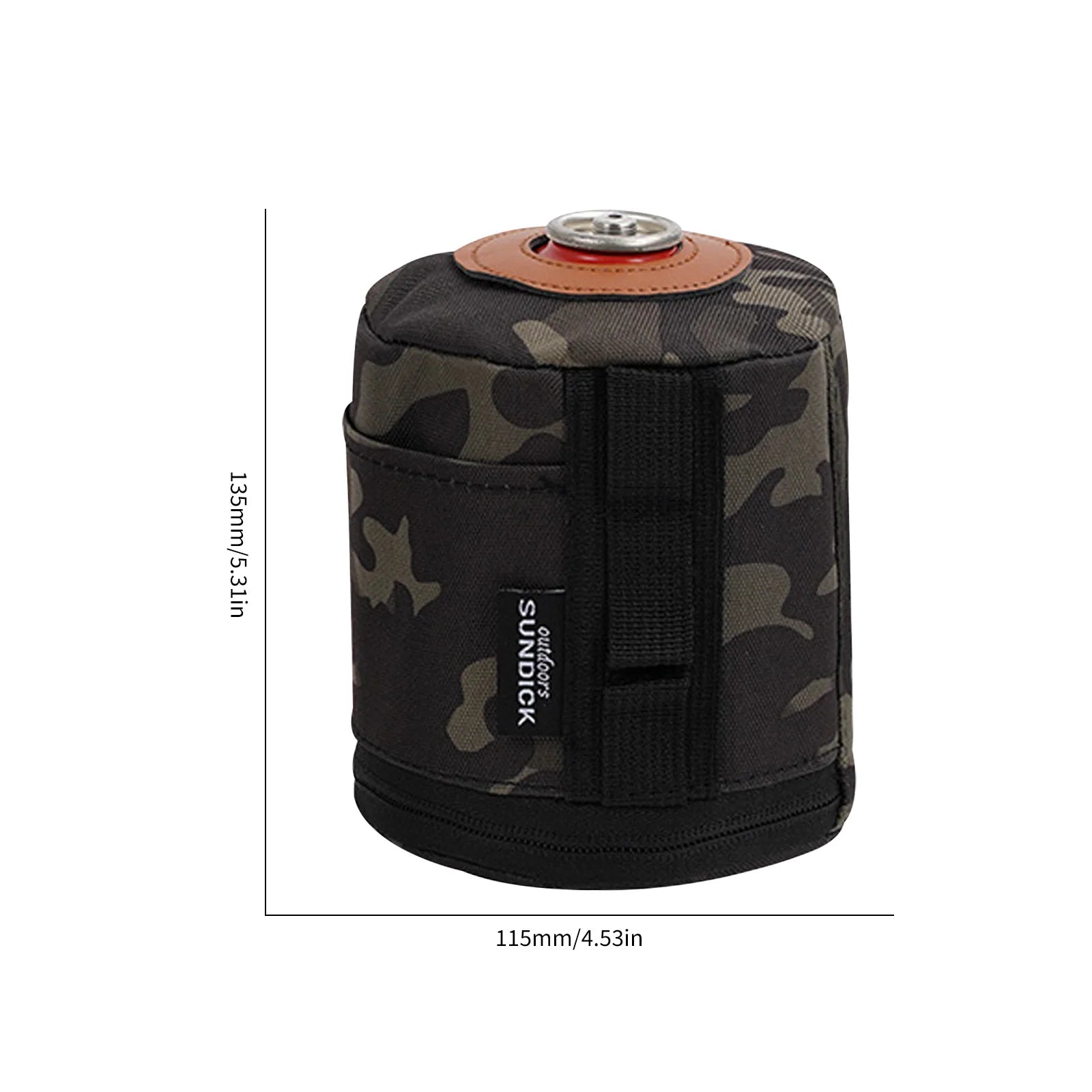 SHUNMAII Camping Gas Can Protective Cover – Cotton Linen Fuel Cylinder Storage Sleeve