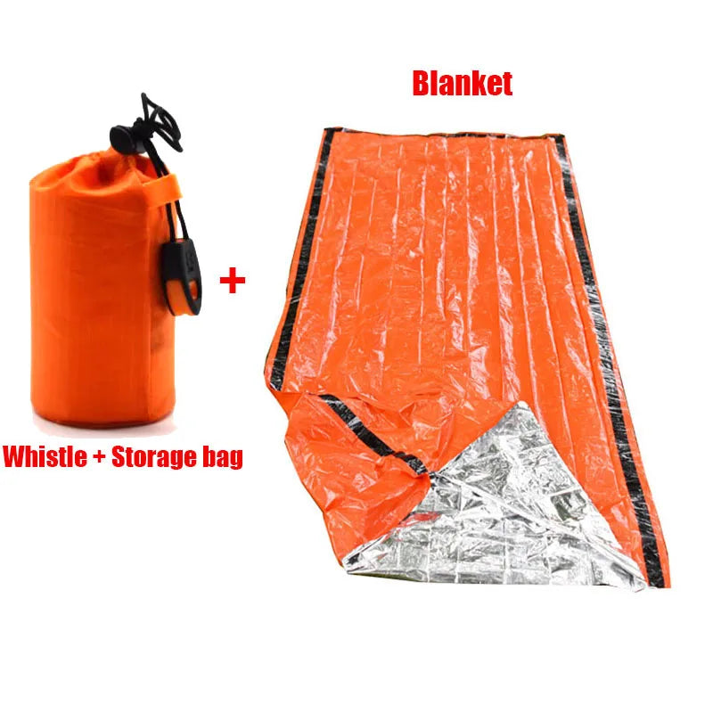 Portable Waterproof Emergency Survival Sleeping Bag for Camping and First Aid