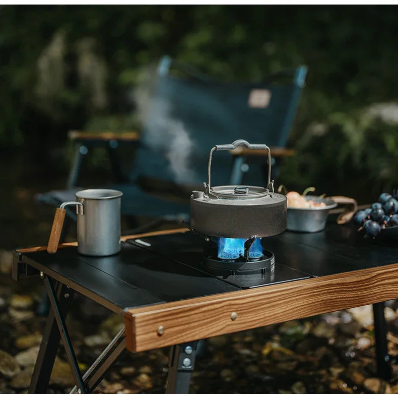 NATUREHIKE IGT Burner – Portable Three-Head Gas Stove for Camping & Outdoor Cooking