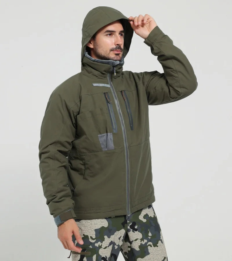 AINFAD Men's Incinerator Aerolite Hunting Jacket - Waterproof Insulated Camouflage Coat for Fishing & Hunting