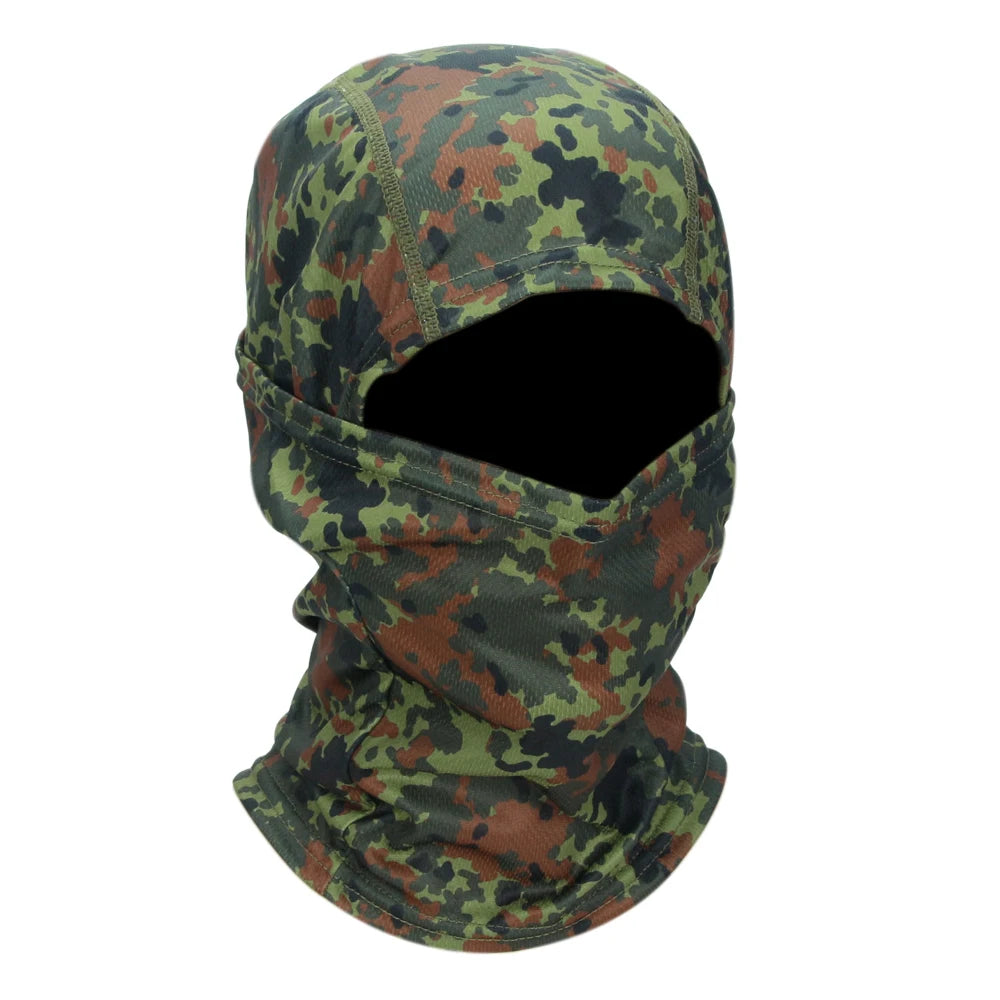 Camouflage Balaclava Full Face Mask – Outdoor Sports, Hunting, Hiking, and Skiing