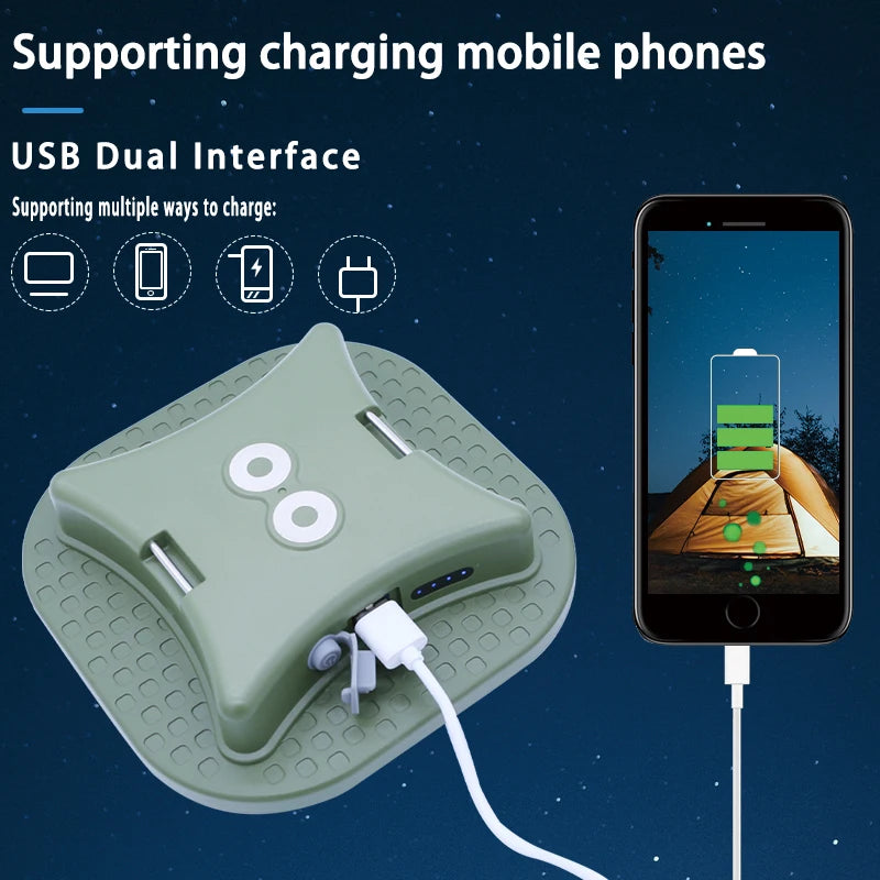 MOSLIGHTING LY01 - 80W Zoom Torch Camping Lantern with Magnetic Base & 13500mAh Battery