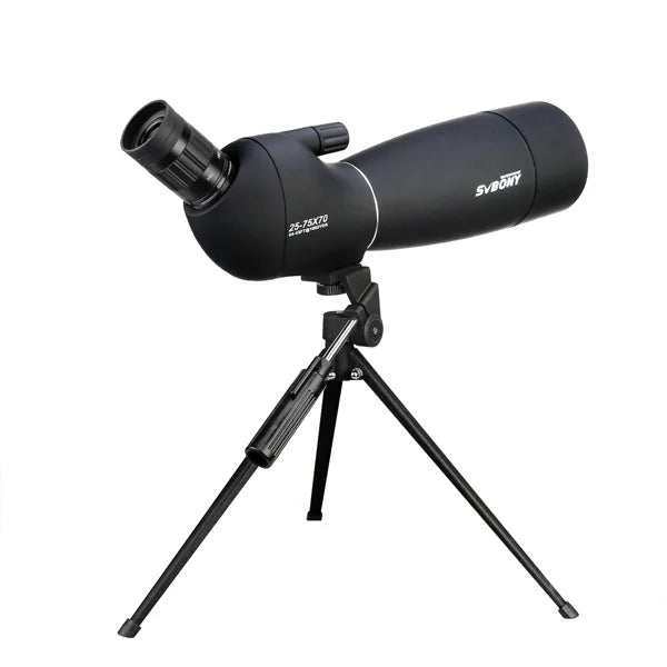 SVBONY SV28 Spotting Scope – 25-75x Zoom, Waterproof Long Range Telescope