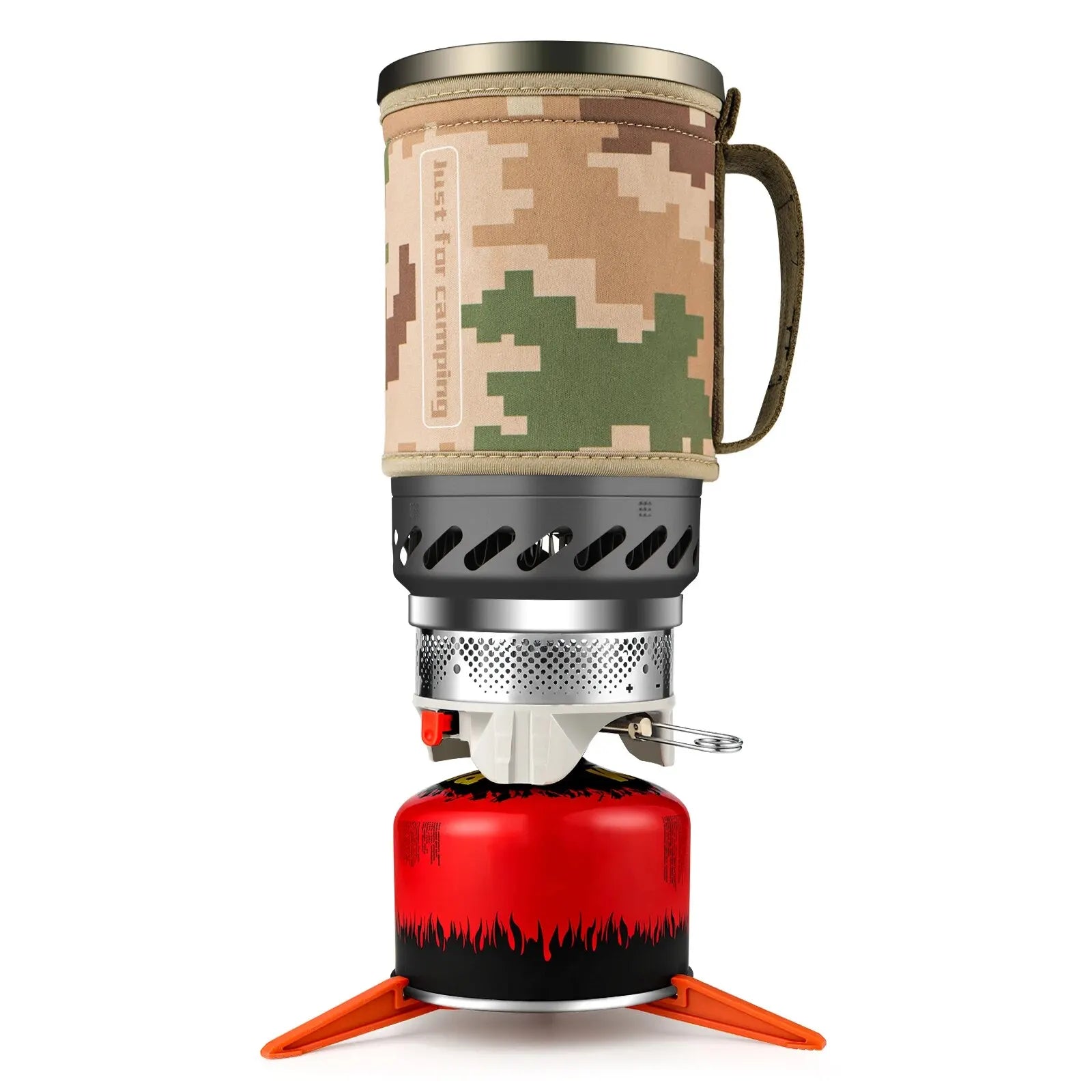 CAMPEAK 1.4L Backpacking Stove – Portable Propane Cooking System for Camping & Hiking