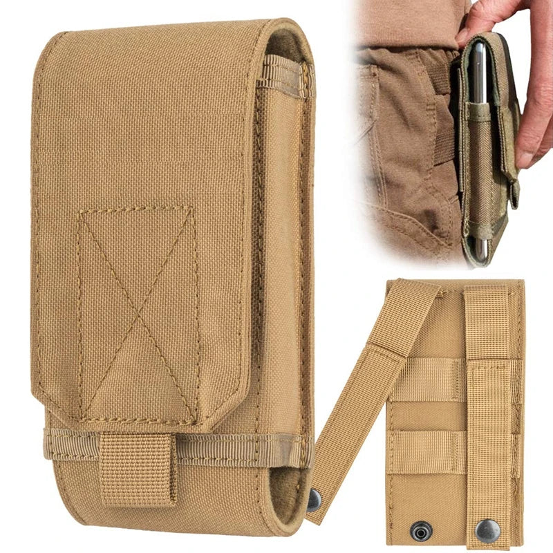 CLUSGO Tactical Molle Mobile Phone Bag for Hunting and Outdoor Use
