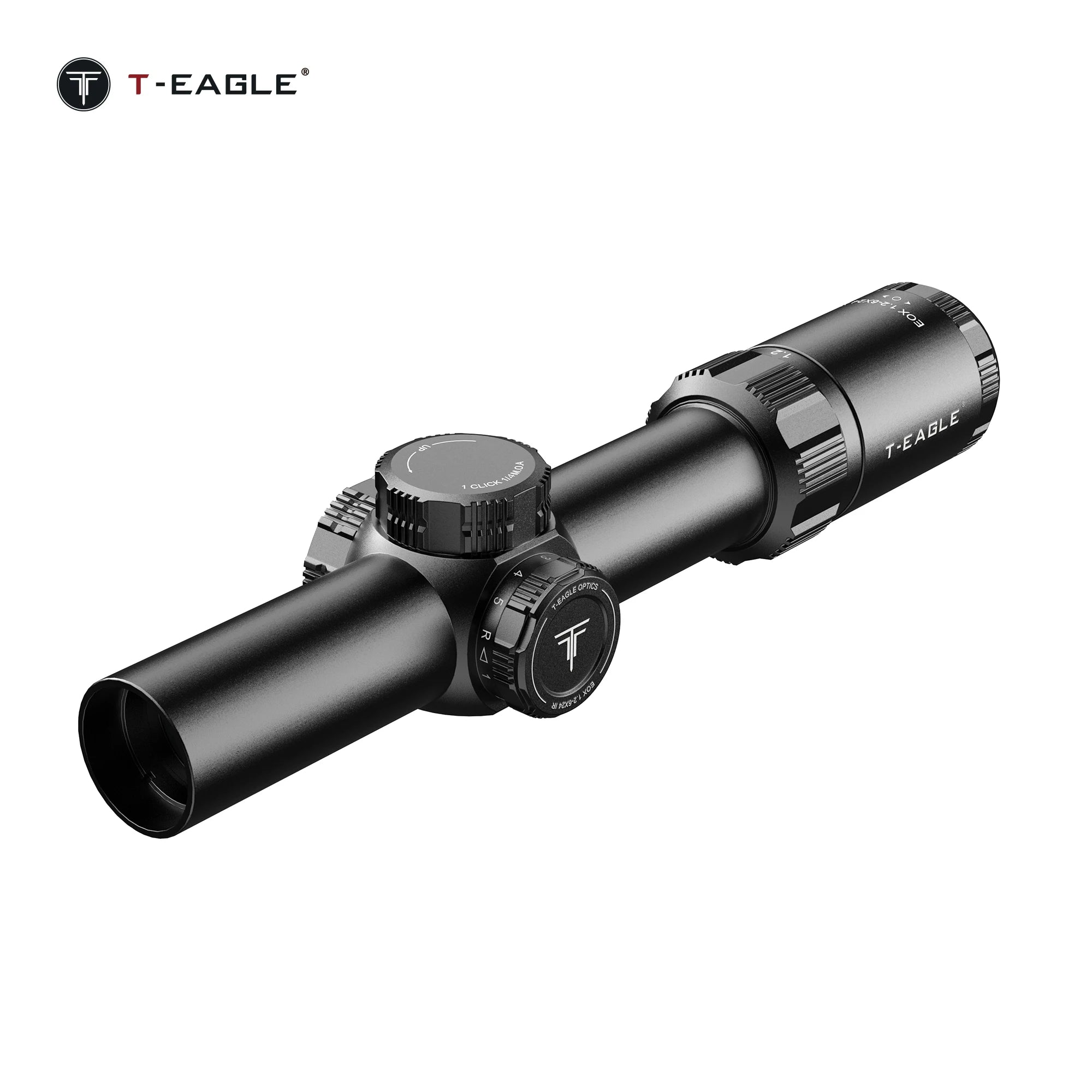 T-EAGLE EOX 1.2-6×24 IR Tactical LPVO Rifle Scope - Illuminated Variable Optic for Hunting