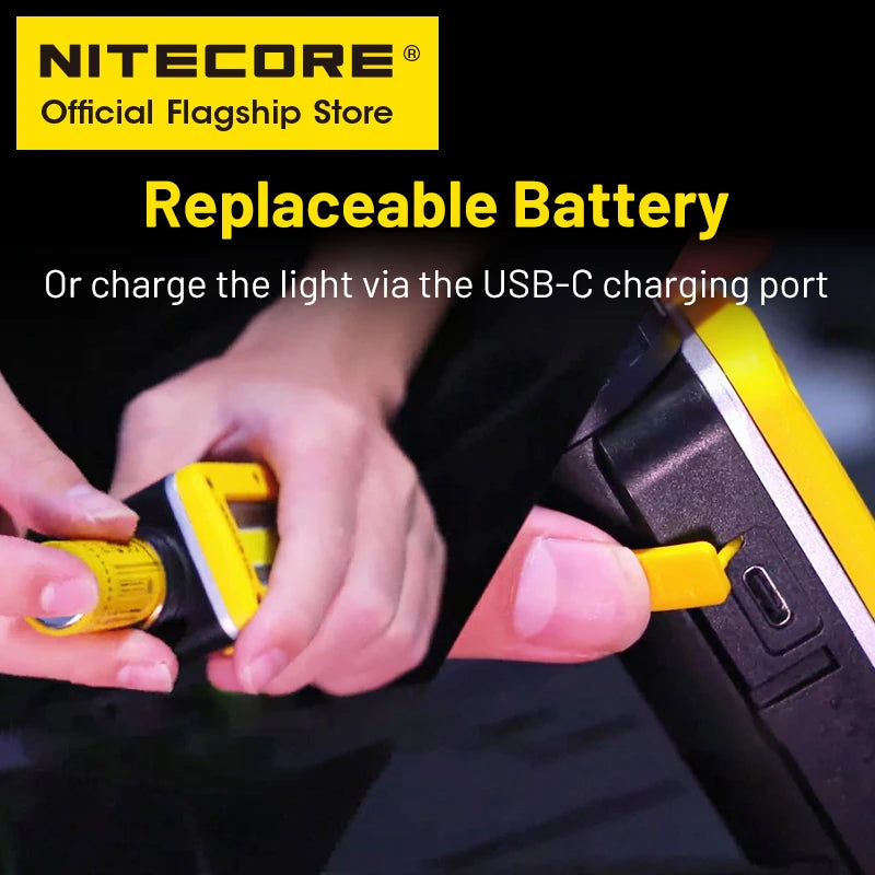 NITECORE NWL20 USB-C Rechargeable Work Light 600lm Magnetic Outdoor Floodlight