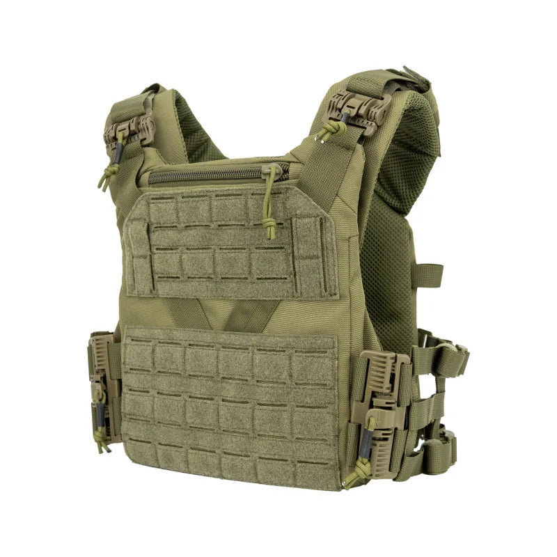Outdoor Tactical Hunting Vest – K19 MOLLE Plate Carrier with Quick Release, Combat Training
