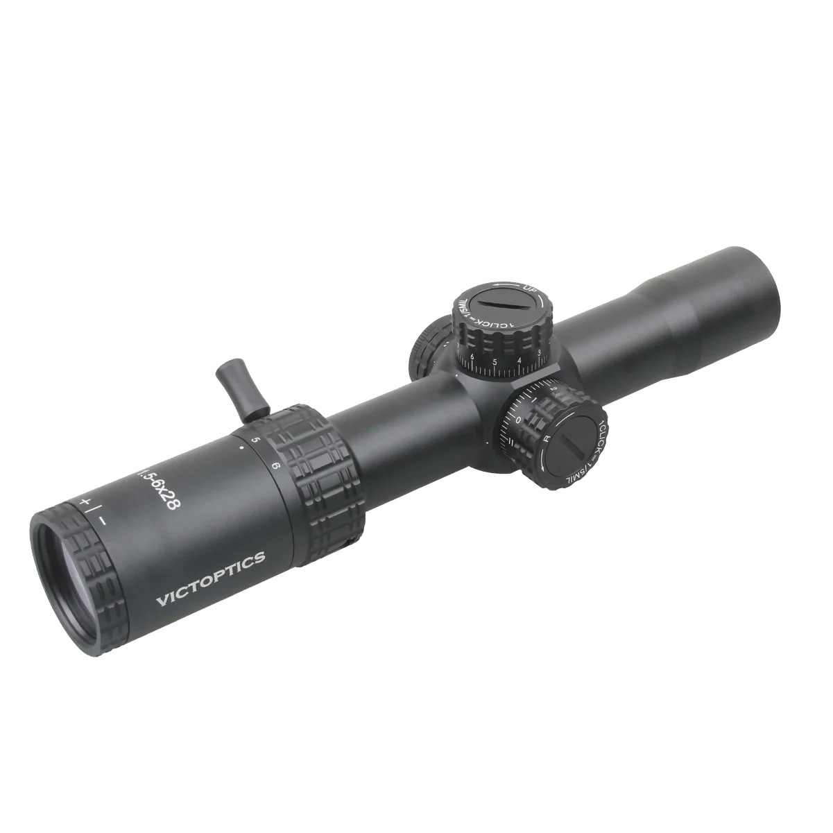 VICTOPTICS S4 1.5-6×28 SFP Riflescope - Illuminated Variable Scope with Turret Lock for AR Series