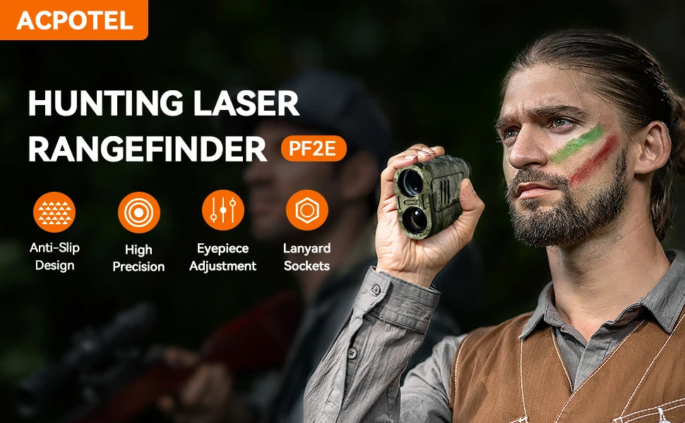 MILESEEY PF2E Laser Rangefinder 600m for Golf & Hunting