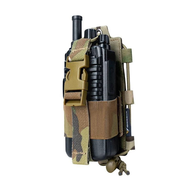 IDOGEAR Tactical Radio Pouch – MOLLE Walkie Talkie Holder for BAOFENG UV5R UV82