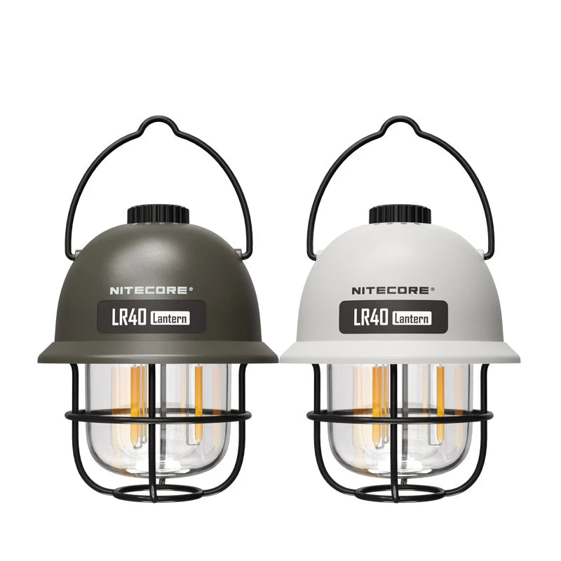 NITECORE LR40 USB-C Camping Lantern 100lm 3-Source LED Outdoor Light