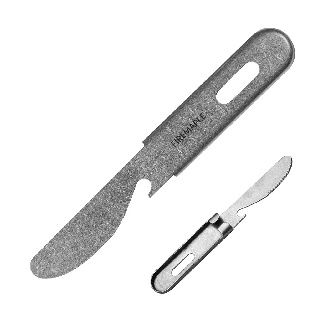 FIRE MAPLE Antarcti 3-in-1 Utensils Set – Stainless Steel Camping Cutlery (Fork, Knife, Spoon)