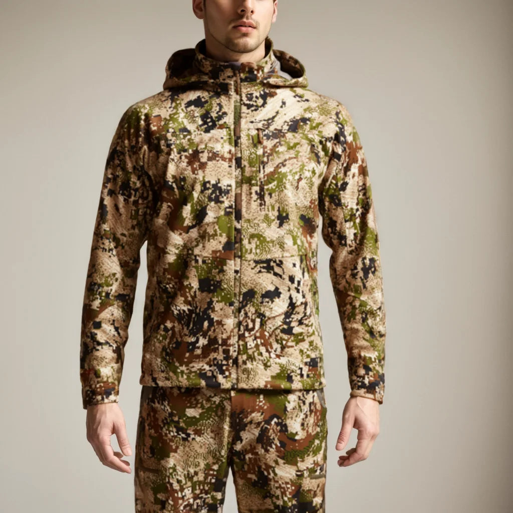 AINFAD Men's Jetstream 3-in-1 Hunting Jacket - Waterproof Windproof Fleece-Lined Lightweight Coat