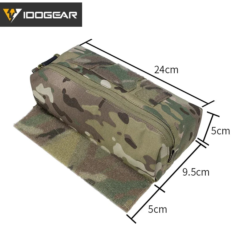 IDOGEAR Tactical Mini Dangler Drop Pouch – Compact MOLLE Abdominal Fanny Pack
