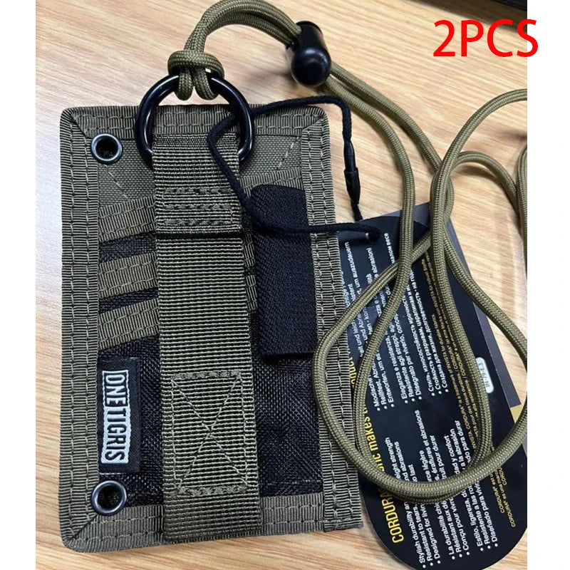 ONETIGRIS Outdoor ID Holder & Patch Display Organiser - Multi-Function MOLLE Pouch