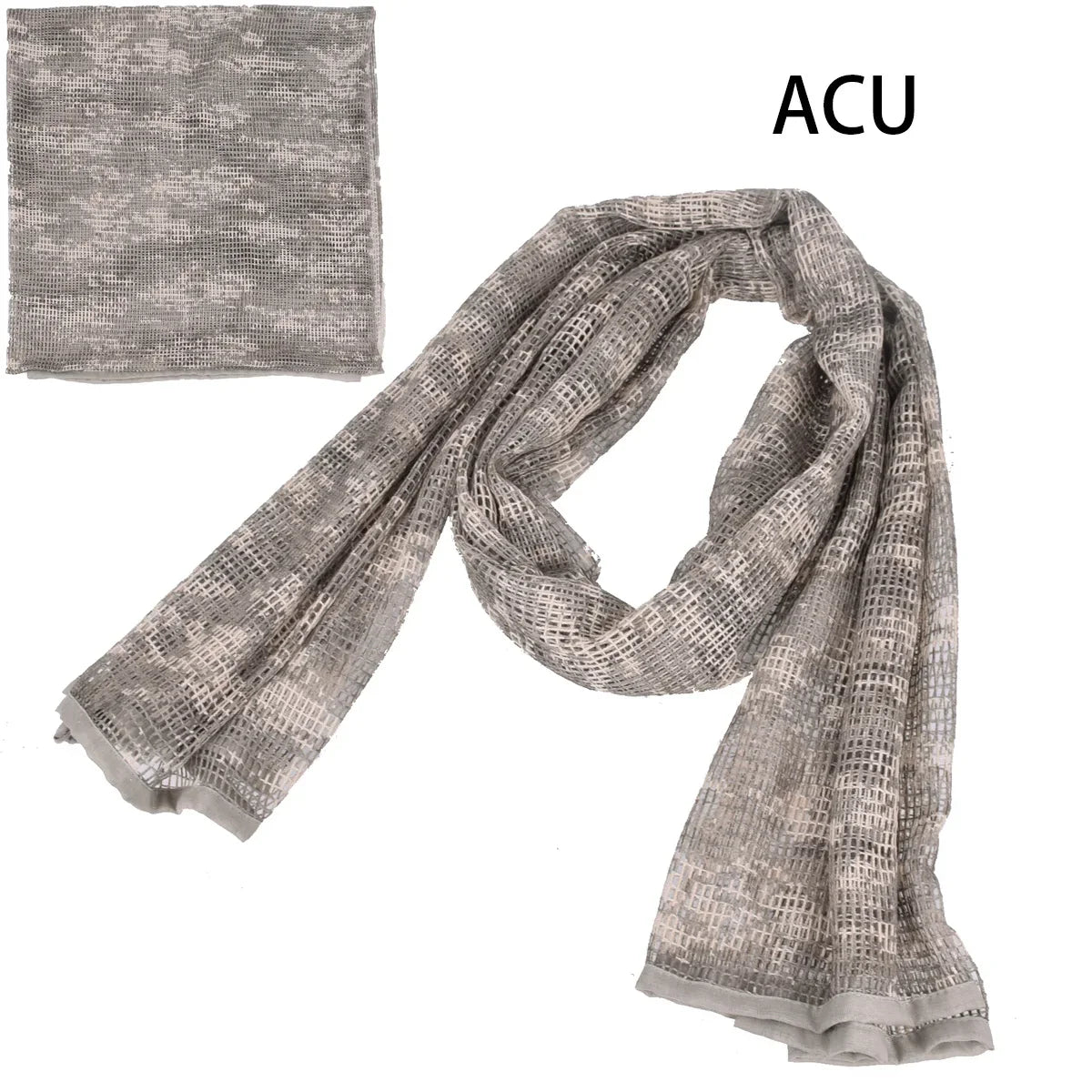 Camouflage Tactical Mesh Scarf – Camo Scarf for Hunting, Shooting & Outdoor Activities