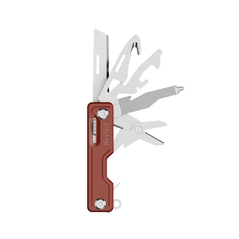 NEXTOOL 10-in-1 Folding Knife EDC Multitool with Scissors and Screwdrivers