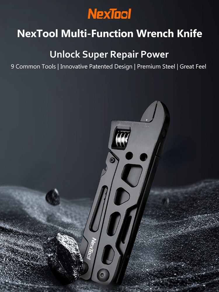 NEXTOOL 9-in-1 Multifunctional Folding Pliers Tool Set