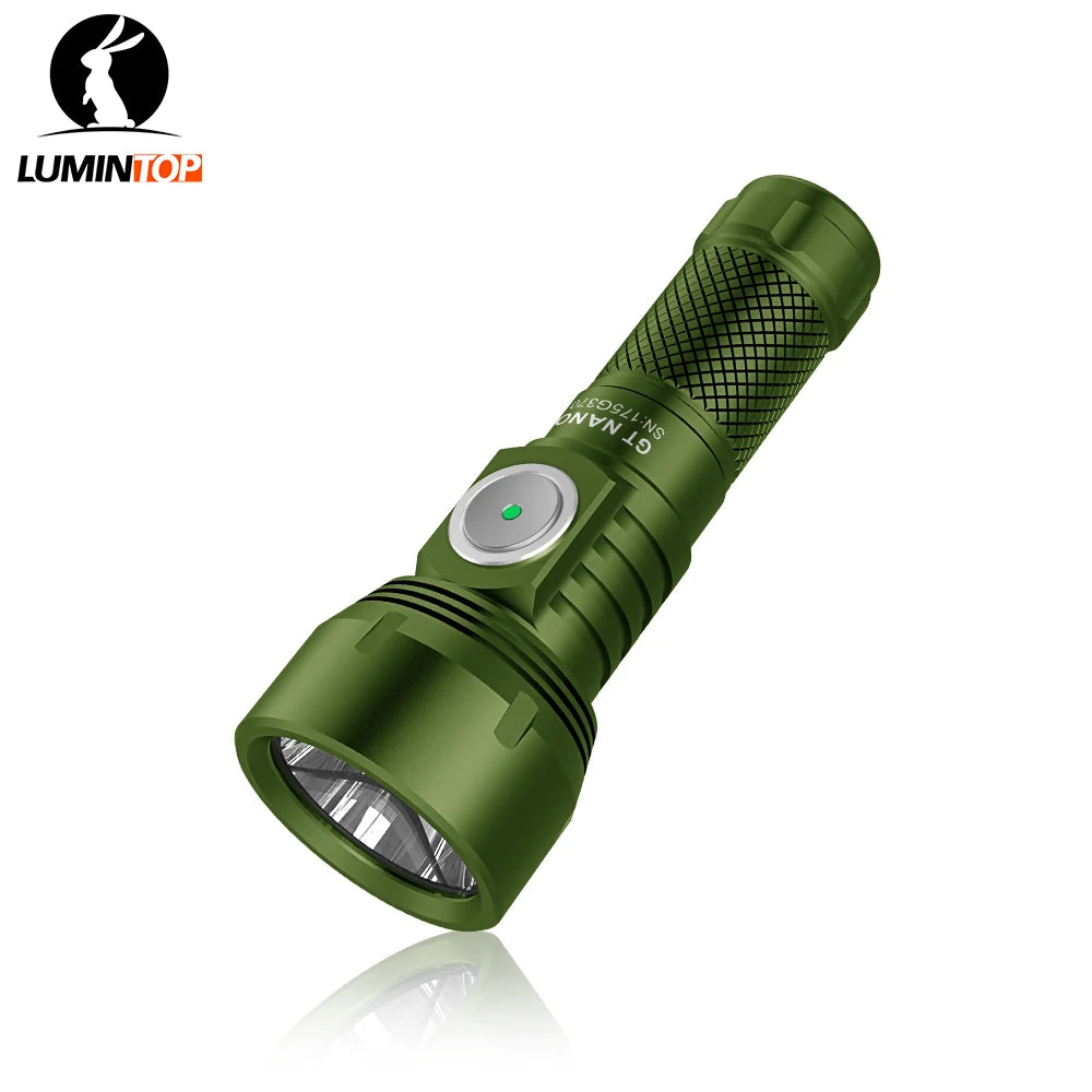 LUMINTOP GT Nano 3.0 Long Range Flashlight - 700 Lumen USB-C Keychain Torch with 10280 Battery
