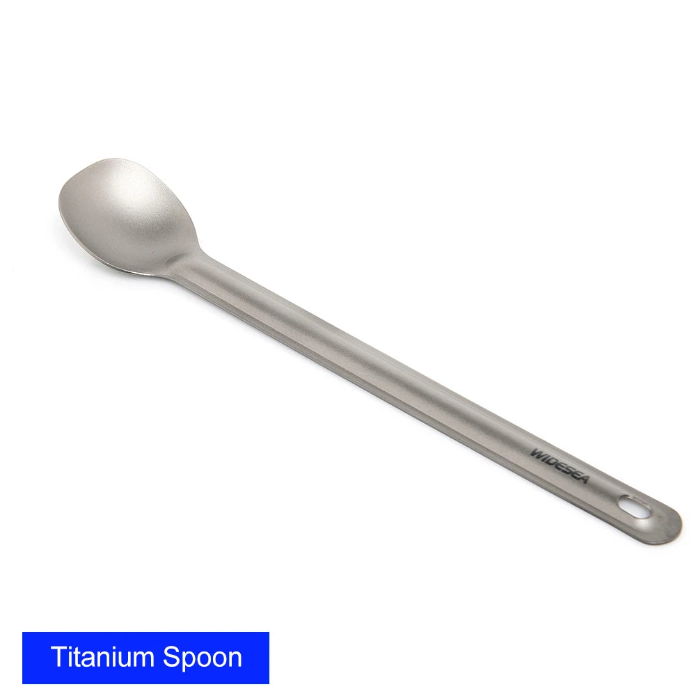 WIDESEA Titanium Spork – Ultralight Camping & Hiking Cutlery
