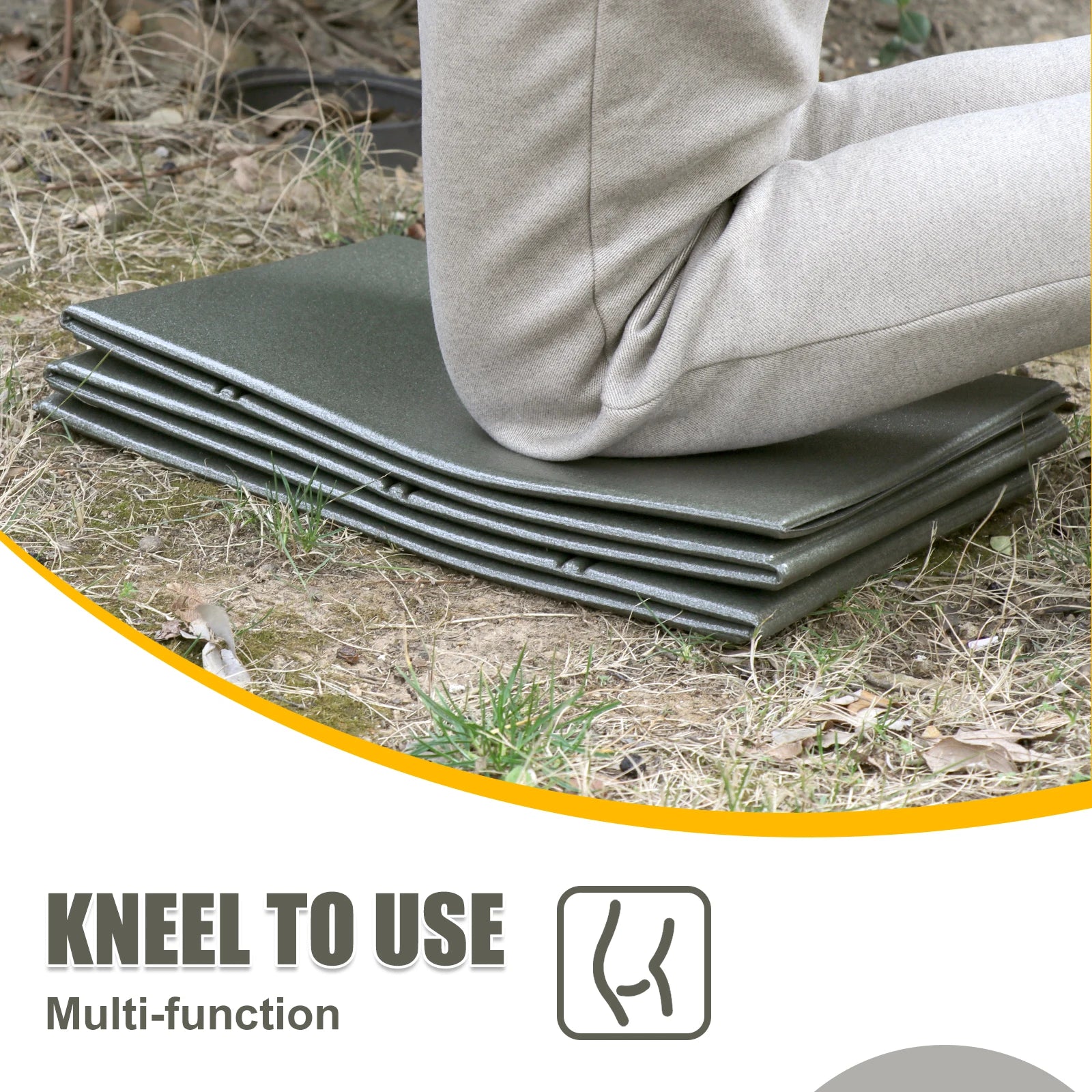 Foldable Tactical Sleeping Mat – Waterproof Foam Pad for Camping, Kneeling & Outdoor Use