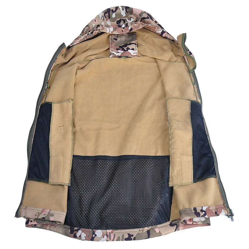 HAN WILD Softshell Hunting Set - Windproof Fleece-Lined Jacket & Pants for NZ Expeditions