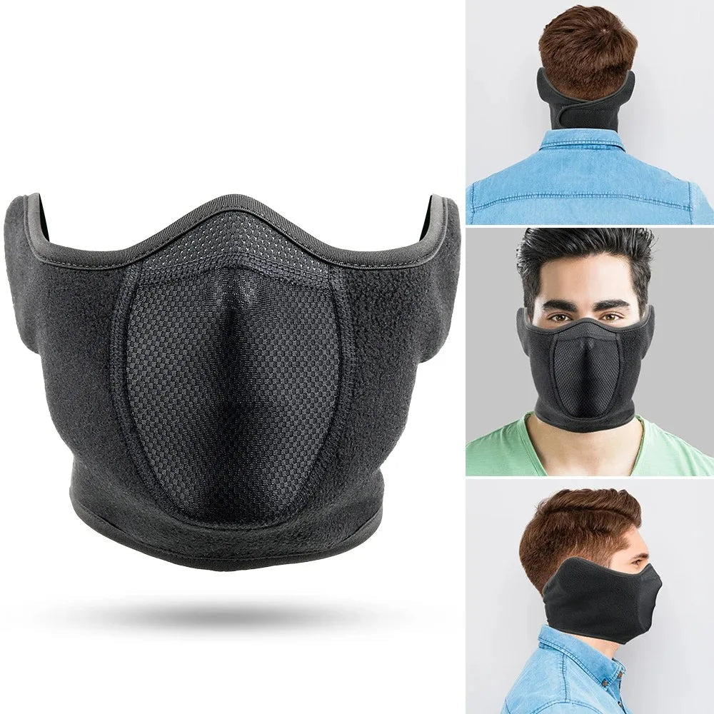 GUMAO Cold Weather Neck Warmer – Thermal Fleece Face Bandana for Winter Sports