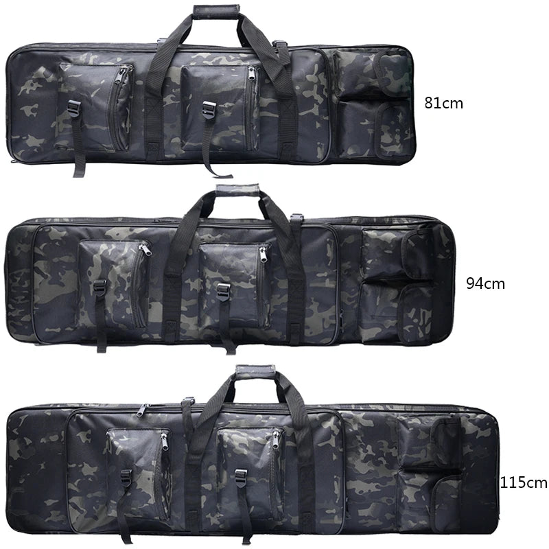 RUIN HAWK Tactical Gun Bag – 81/94/115cm Nylon Rifle Case for Hunting & Shooting