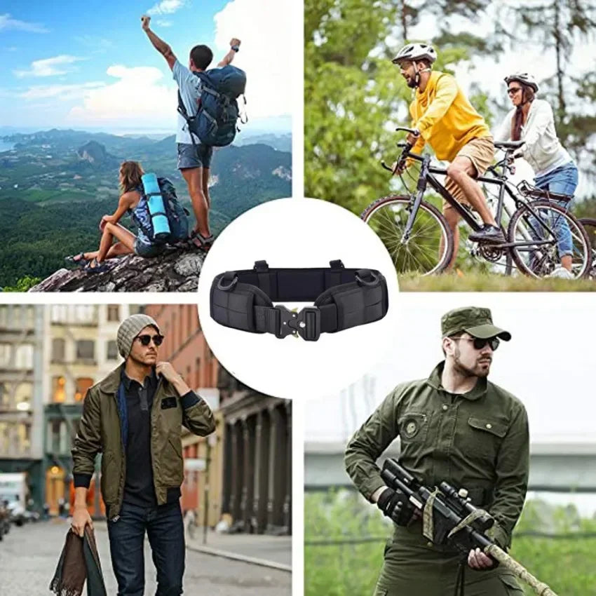 MOLLE Adjustable Tactical Waistbelt – Quick Release and Durable for Outdoor and Combat Use